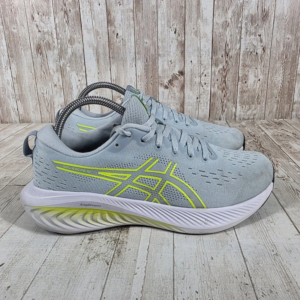 ASICS Gel-Excite 10 Womens Running Shoes Mist Lime Zest  Grey Neon Size 8